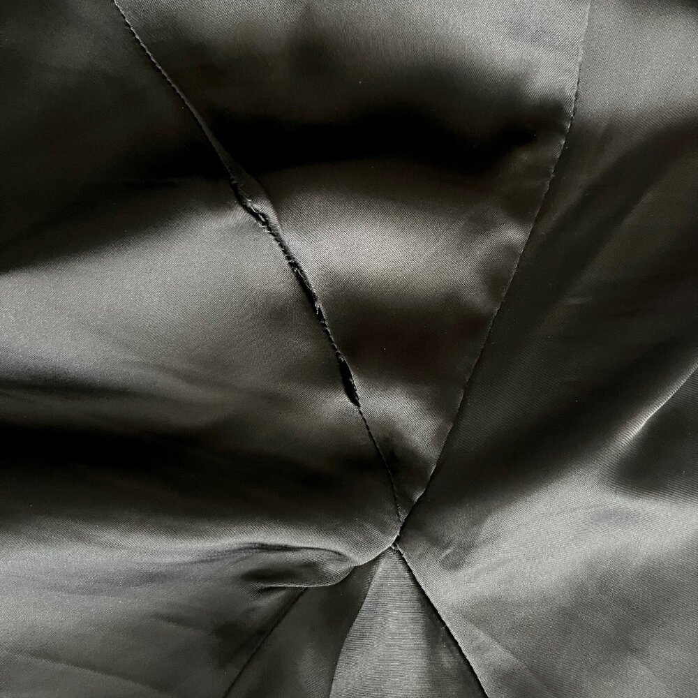 Zara Limited Edition Long Satin Effect Skirt in Black - Picture 11 of 16